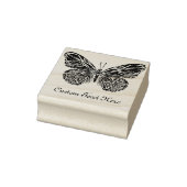 Aangepaste vlinder 	rubberstempel (Stempel)