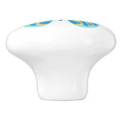 Aangepaste vlinderkleurenafbeelding keramische knop (Zijkant)