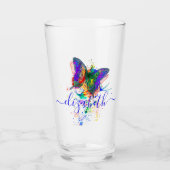 Aangepaste vlinderspaar glas (Voorkant)