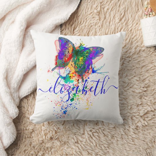 Aangepaste vlinderspaar kussen (Deken)