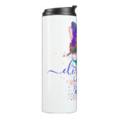 Aangepaste vlinderspaar thermosbeker (Gedraaid links)