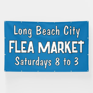 Aangepaste vlooienmarkt banner