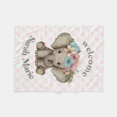 Aangepaste vlootsbank fleece deken (Voorkant (Horizontaal))