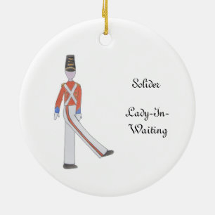 Aangepaste voedingskraker keramisch ornament