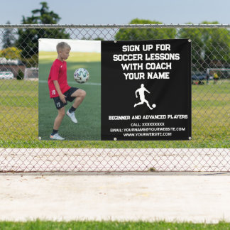 Aangepaste Voetbal Football Coaching Class Les Zwa Spandoek