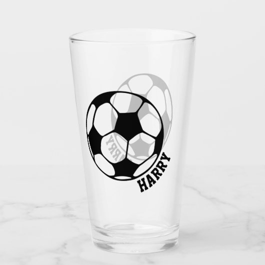 Aangepaste Voetbal Glas (Voorkant)