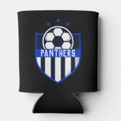 Aangepaste Voetbal met teamnaam of tekst Blikjeskoeler (Achterkant)