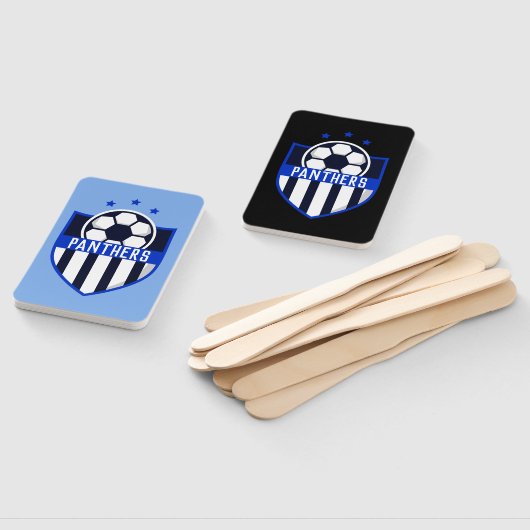 Aangepaste Voetbal met teamnaam of tekst Handwaaier (Niet-gemonteerd)