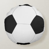 Aangepaste Voetbal naam en Baby Rond Kussen (Achterkant)