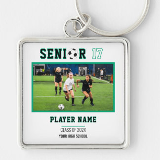Aangepaste Voetbal Seniorenavond Foto Sleutelhanger