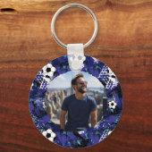 Aangepaste Voetbal Sleutelhanger (Voorkant)