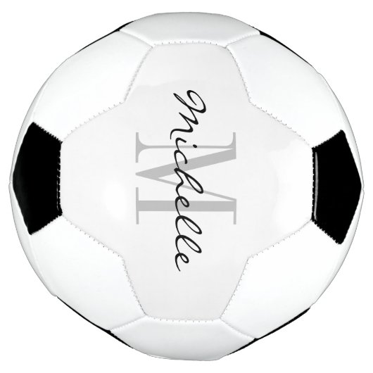 Aangepaste voetbal voor aangepaste naam monogram (Gedraaid)