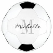 Aangepaste voetbal voor aangepaste naam monogram (Voorkant)