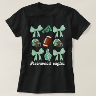 Aangepaste voetbalboogshirt, aangepaste school, ch t-shirt