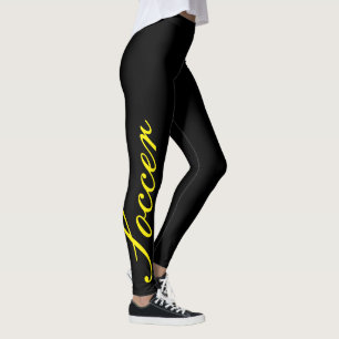aangepaste voetbalvrouwen voor meisjes leggings