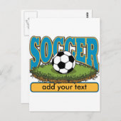 Aangepaste voettekst toevoegen briefkaart (Voorkant / Achterkant)