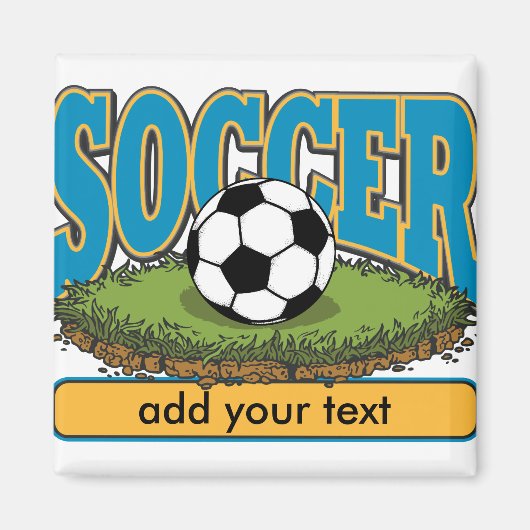 Aangepaste voettekst toevoegen magneet (Voorkant)