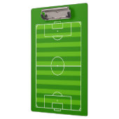 Aangepaste voetzoekervelden van de voetbal coach / klembord (Links)