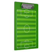 Aangepaste voetzoekervelden van de voetbal coach / klembord (Rechts)