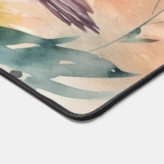Aangepaste Vogel Waterverf Bureaumat (Hoek)