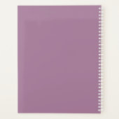 Aangepaste vogelmaand september pleister planner (Achterkant)