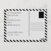 Aangepaste vogelreizen rond de zon briefkaart (Achterkant)