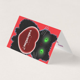 Aangepaste Void Kat Lichtgevende Valentijnkaart Kaart