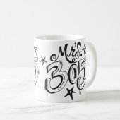 Aangepaste volgorde - "Mrs. 305" Koffiemok (Voorkant rechts)