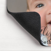 Aangepaste volledige fototekst | Minimalist voor a Muismat (Hoek)