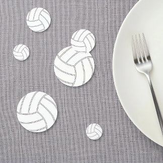 Aangepaste Volleybal Feest Tafel Confetti