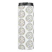 Aangepaste volleybal thermosbeker (Achterkant)