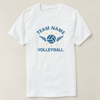 Aangepaste volleybalteamnaam T-shirt