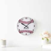 Aangepaste  voor Baseball Sports Ronde Klok (Huis)