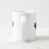 Aangepaste voorbeeldbladvormfoto blij Canada dag Extra Grote Beker (Achterkant)