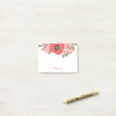 Aangepaste voorjaarsnaam post-it® notes (Op bureau)