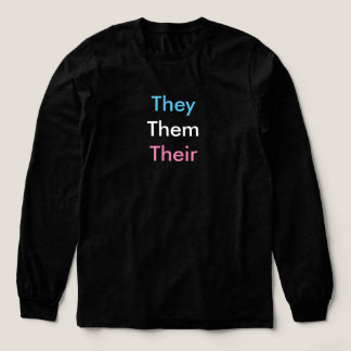 Aangepaste voornaamwoorden Transgender/Intersekse Tri-Blend Shirt
