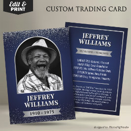 Aangepaste voorouder trading Kaart, familie erfgoe Contactkaartje