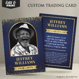 Aangepaste voorouder trading Kaart, familie erfgoe Contactkaartje