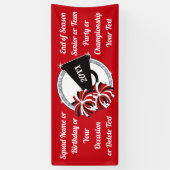 Aangepaste voorste banners met Jouw tekst (Verticaal)