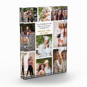 Aangepaste Vrienden Collage Vriendschap Quote Fotoblokken (Links)