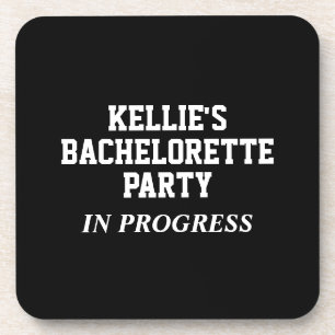 Aangepaste vrijgezellenfeest aan de gang bier onderzetter