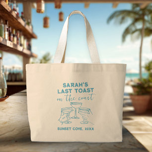 Aangepaste vrijgezellenfeest Laatste toast op het Grote Tote Bag