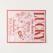 Aangepaste vrijgezellenfeest Las Vegas Persoonlijk Wandkleed (Voorkant (horizontaal))