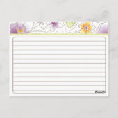 Aangepaste Vrijgezellenfeest-ontvangstkaart Briefkaart (Achterkant)