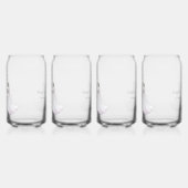 Aangepaste Vrijgezellenfeest trouwjurk Dank u Blikvorm Glas (Rechts)