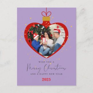 Aangepaste vrolijk kerstfeest & Gelukkig nieuwjaar Briefkaart