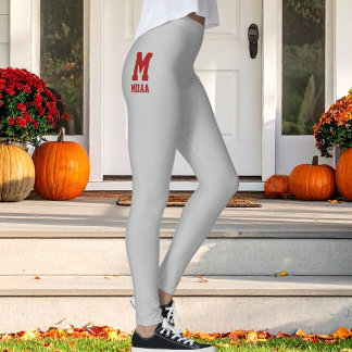 Aangepaste vrolijk kerstfeest klassiek zilver scha leggings