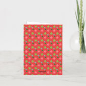 Aangepaste vrolijke kerst Kaart voor uw Vriendin (Achterkant)