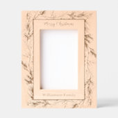 Aangepaste vrolijke Kerstmis Winter Botanical Gegraveerde Lijstjes (Voorkant)