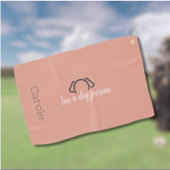 Aangepaste Vrouwen Hond Mama Golf Handdoek